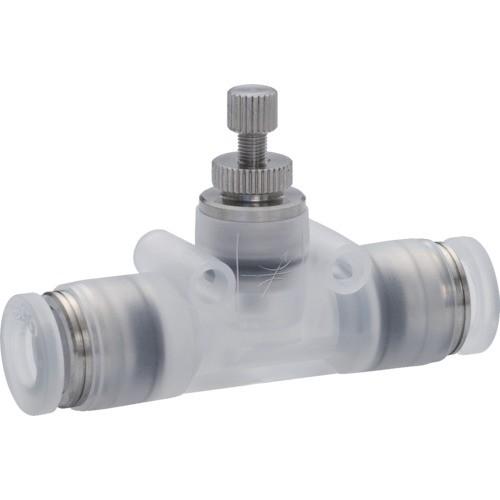 ピスコ スロットルバルブ 小型ユニオンストレート PPタイプ PJNMU12