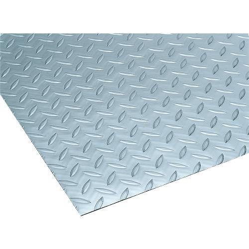 (送料別途)(直送品)テラモト リサイクル長マット縞鋼板シルバー MR-157-120-5