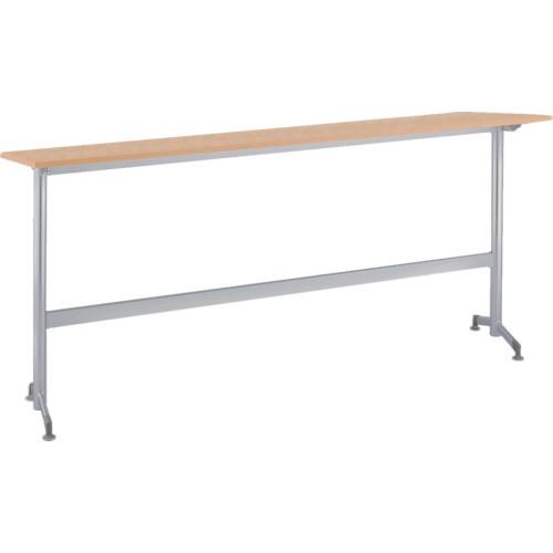 (送料別途)(直送品)アイリスチトセ リフレッシュテーブルフーク カウンタ脚1800×400ナチュラ...