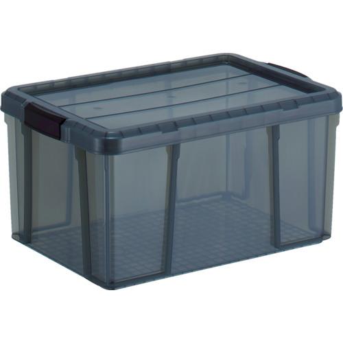TRUSCO クリアライトボックス 35L 黒半透明 TCR-02-BK