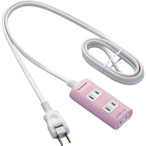 Panasonic ザ・タップQ 3コ口 1mコード付 ピンク WHA2413NP
