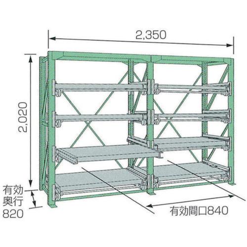 (送料別途)(直送品)KDS スライドラックSSR10-2009-4FTR SSR10-2009-4...