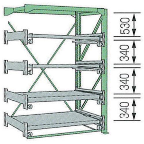 (送料別途)(直送品)KDS スライドラックSSR10-2009-4HR SSR10-2009-4H...