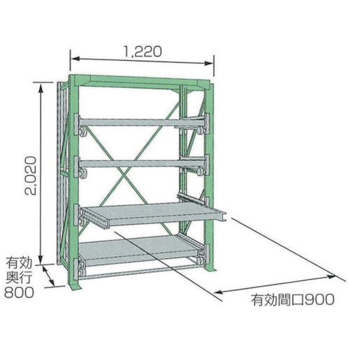 (送料別途)(直送品)KDS スライドラックSSR10-2009-4HT SSR10-2009-4H...