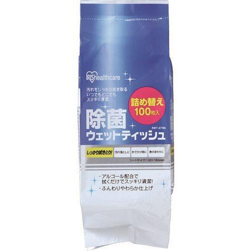 IRIS 524080 除菌ウェットティッシュ詰め替え アルコール RWT-AT100
