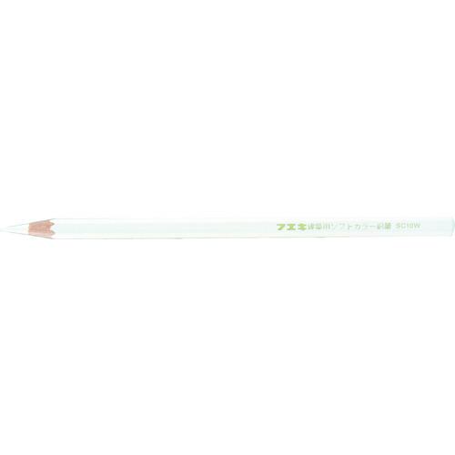 フエキ 建築用ソフトカラー鉛筆 白 (3本入) SC10-3W