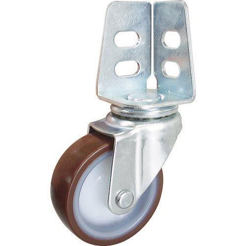 TRUSCO アングル式ウレタンキャスター 自在 Φ75 TYSA-75UR