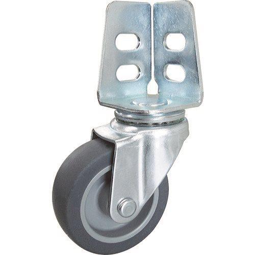 TRUSCO アングル式エラストマーキャスター 自在 Φ75 TYSA-75EL