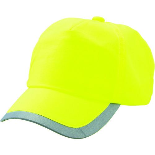 TRUSCO 反射テープ付帽子 蛍光イエロー TSC-Y