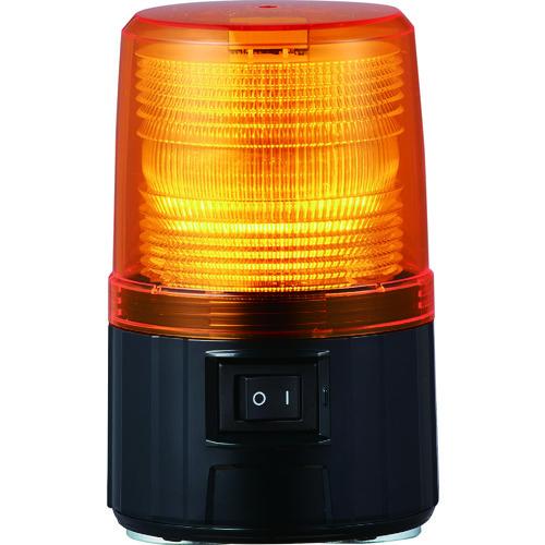 パトライト 電池式フラッシュ表示灯 イエロー PFH-BT-Y