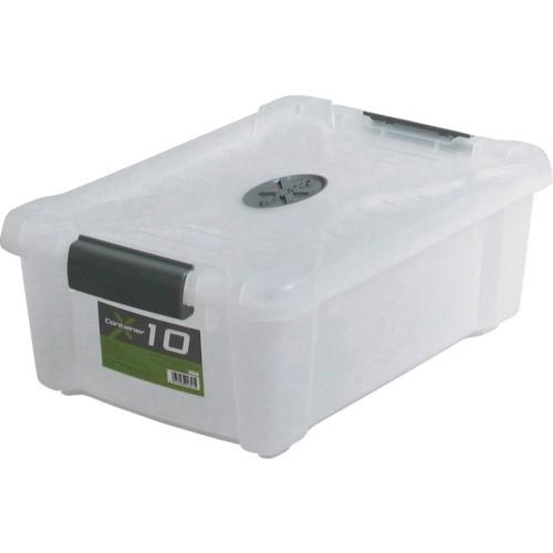 JEJアステージ フタ式収納ケース Xコンテナ #10クリア 13L X-10CR