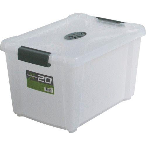 JEJアステージ フタ式収納ケース Xコンテナ #20クリア 21L X-20CR