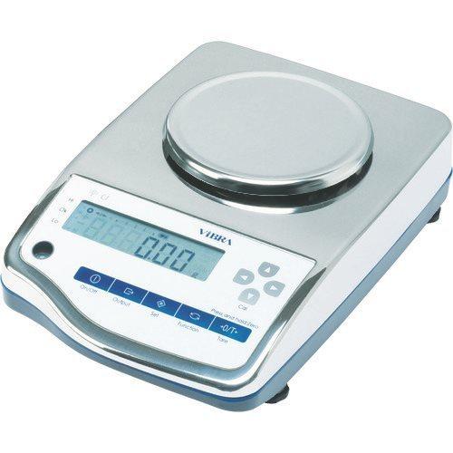 (送料別途)(直送品)ViBRA 高精度電子天びん 防塵防水型 (校正用分銅内蔵タイプ) 丸皿 ひょ...