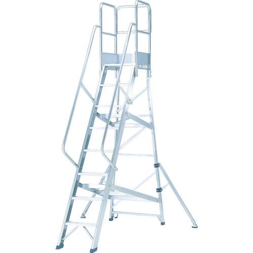 (送料別途)(直送品)ピカ アルミ合金製作業台 DWS型 2.4m 手すりH1100 DWS-240...