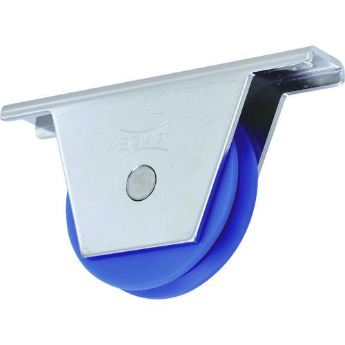 (送料別途)(直送品)ヨコヅナ MC防音重量戸車 スリムタイプ 75mm V溝 JKM-0755