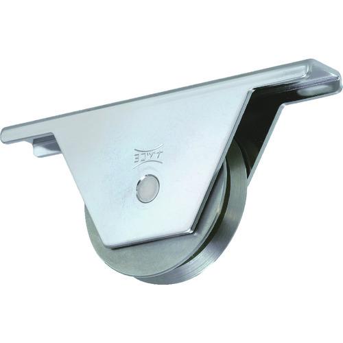 (送料別途)(直送品)ヨコヅナ ステンレス重量戸車 スリムタイプ 50mm V溝 JKS-0505