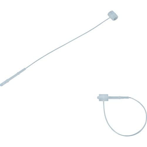 TRUSCO タグ付け用ループ80mm ナチュラル 100本入 TTF-80-NR