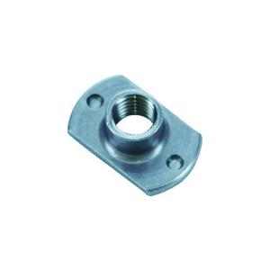 TRUSCO T型溶接ナット 1A スチール生地 M4 パイロット付ダボ付 14個入 TBW06-0...