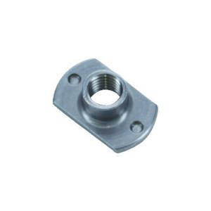 TRUSCO T型溶接ナット 1A スチール生地 M8 パイロット付ダボ付 5個入 TBW06-00...