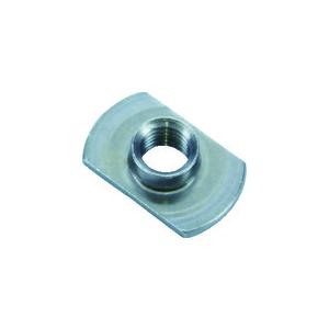 TRUSCO T型溶接ナット 2B スチール生地 M4 パイロット無しダボ無し 14個入 TBW09...