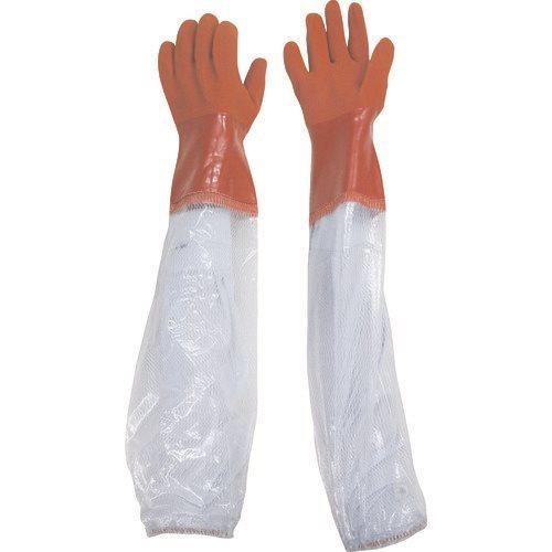 ビニスター 腕カバー付手袋 ソフト M 652-M