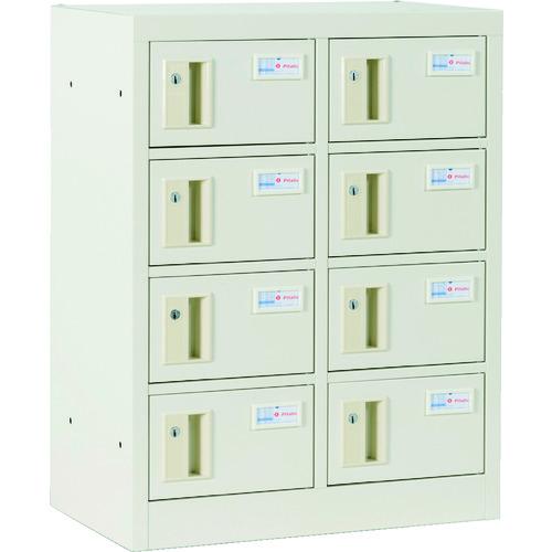 (送料別途)(直送品)仁張 貴重品ロッカー(2列4段)シリンダー錠 TS-024S