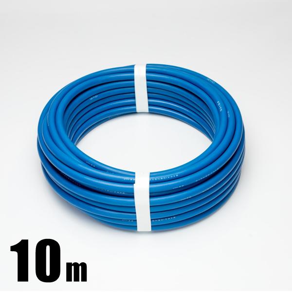 キャブタイヤ カラーWCT 溶接機用 2次側 ケーブル 22mm2 WCT-22 10m 青 堺電業...