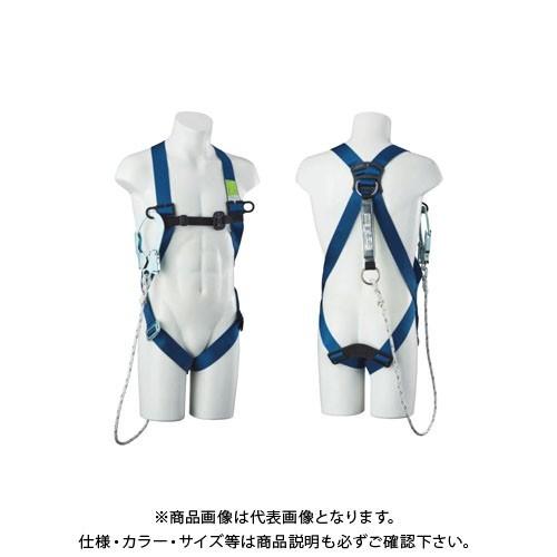 タイタン ワーカーズハーネス ランヤードSET品（作業ベルトなし） M ブルー WKSN-10B-H...