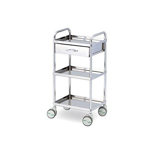 アズワン ナビス 枠付き回診車(3段) 453×353×927mm /0-7972-02