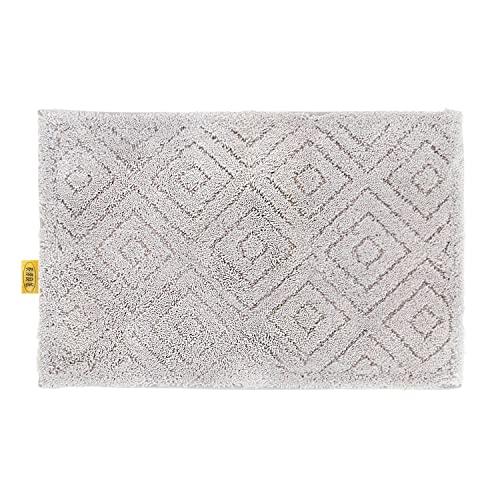 オカ(OKA) 乾度良好ピュール バスマット 約36cm×55cm グレー (お風呂マット 大判 浴...