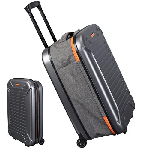 キヨラカ AD-S01 圧縮できる「スーツケース」 省スペース収納 大容量 機内持ち込み可能 ダーク...