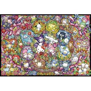 【日本製】ビバリー 300ピース ジグソーパズル サンリオキャラクターズ ステンドグラス（26×38） 300-173