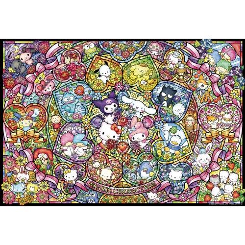 【日本製】ビバリー 300ピース ジグソーパズル サンリオキャラクターズ ステンドグラス（26×38...