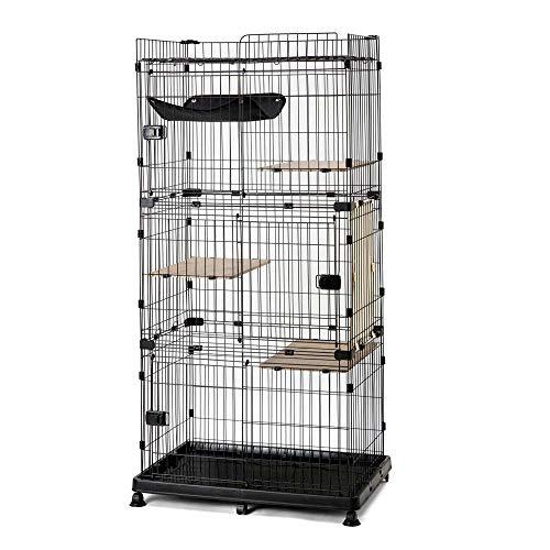 アイリスオーヤマ(IRIS OHYAMA) ルーフキャットケージ キャスター・つめとぎシート付・簡単...