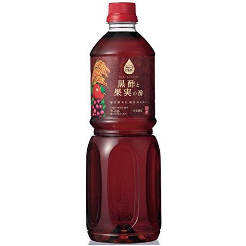内堀醸造 フルーツビネガー黒酢と果実の酢 1L