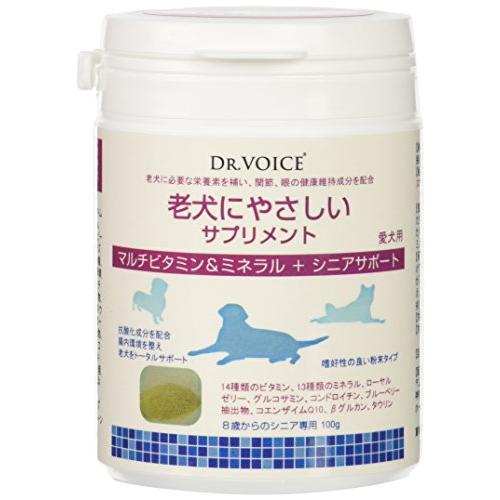 ドクターヴォイス (DR.VOICE) 老犬にやさしい サプリメント マルチビタミン&amp;ミネラル+シニ...