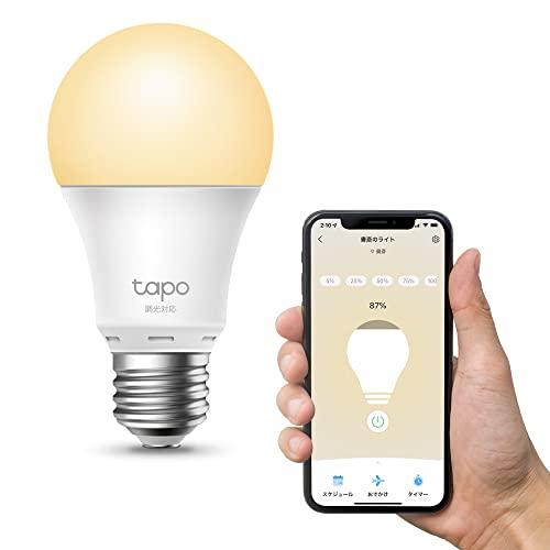 TP-Link Tapo スマート LED ランプ 調光タイプ 電球色 E26 800lm Echo...