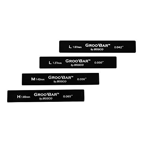HOSCO Luthiers Tools GrooBar(グルーバー) ナット溝加工用スペーサー ギ...