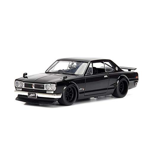 JADATOYS 1:24ワイルドスピードダイキャストカー BRIAN'S NISSAN SKYLI...