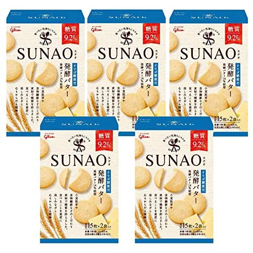 SUNAO(スナオ) 発酵バター 62g×5個 江崎グリコ