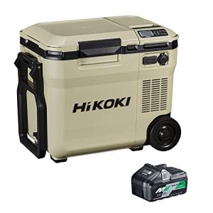 HiKOKI(ハイコーキ) 14.4/18V コードレス 冷温庫 高容量蓄電池1個付き サンドベージュ UL18DC(WMB) ミニ 冷蔵庫 車｜plusa-main