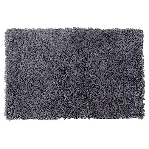 オカ(OKA) 乾度良好Dナチュレ バスマット 約45×65cm (ダークグレー) (速乾 洗える ...