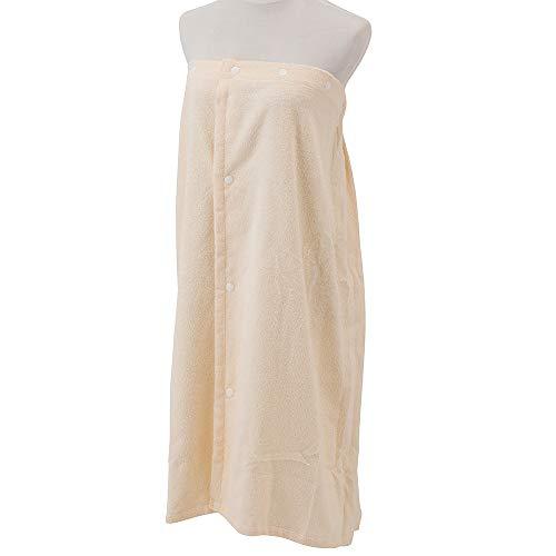 フィフティ・ヴィジョナリー エステガウン タオル生地 (ベージュ 6色展開) ラップガウン