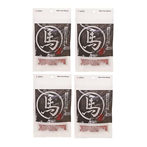 ables(アブレス) 犬用おやつ 国産 馬肉旨焼きジャーキーカット 70g×4個セット