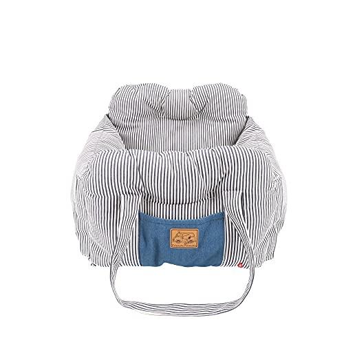 PEANUTS スヌーピー ふかふかドライブベッド お出かけ用 ヒッコリー 犬猫用