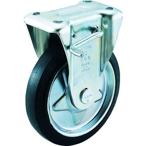 TRUSCO(トラスコ) プレス製ゴムキャスター 固定ストッパー付 Φ75 TKB-75