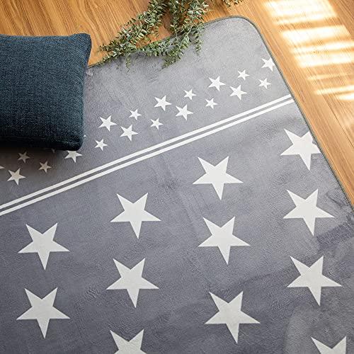 アイリスプラザ カーペット ラグ 洗える ラグカーペット マット 185×185cm 滑り止め付き ...