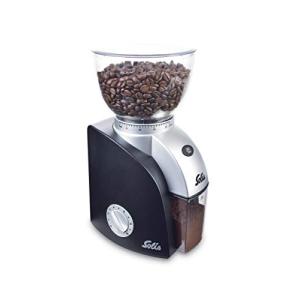 ソリス スカラプラス （Solis Scala Plus Coffee Grinder）コーヒーグラインダー ブラックシルバー SK1661｜plusa-main