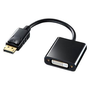 サンワサプライ DisplayPort-DVI変換アダプタ(ACTIVEタイプ) AD-DPDVA01｜plusa-main