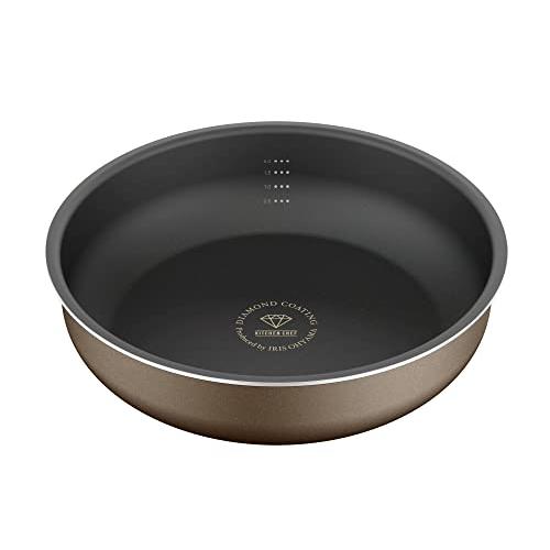 アイリスオーヤマ フライパン 28cm IH・ガス火対応 取っ手のとれる 深型 軽量 ディープラスシ...